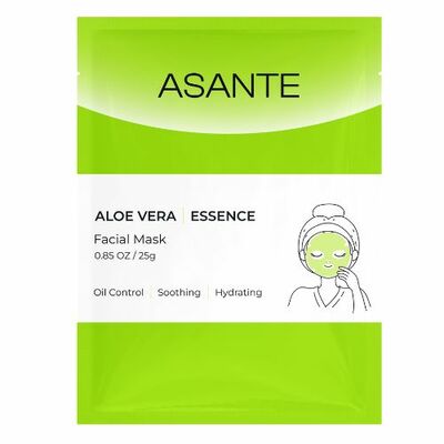 Asante Pleťová maska Aloe vera Essence 1ks