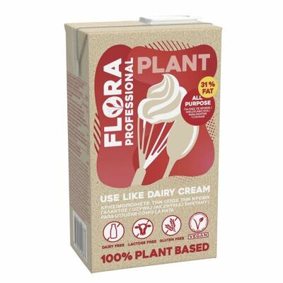 Smotana FLORA Plant cream rastlinná 31% 1l