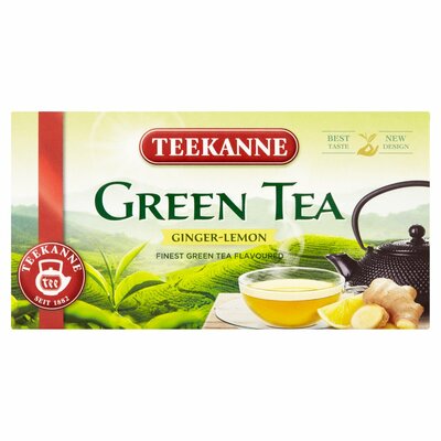 TEEKANNE Green Tea Ginger-Lemon, zelený čaj, 35 g