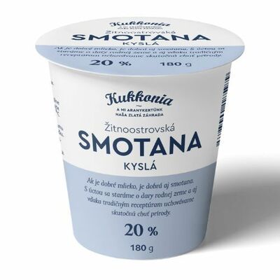 Smotana kyslá 20% 180ml Kukkonia