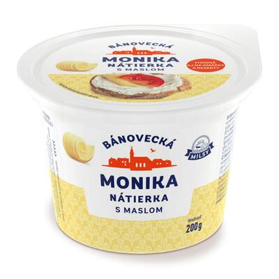 Bánovecká nátierka Monika s maslom MILSY 200g