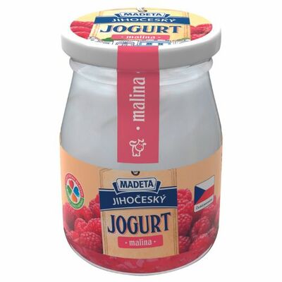 Jogurt Jihočeský malina 200g Madeta