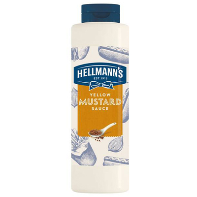 Horčica One Hand Bottles 880g Hellmann&#039;s