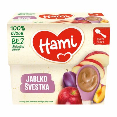 Hami Slivka a jablko 4x100g