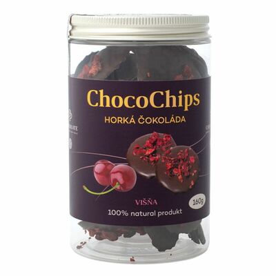 ChocoChips horká višňa 160g DP Chocolate