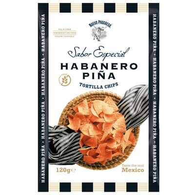 Tortilla Chips Habanero Pina Nuevo Progreso 120g