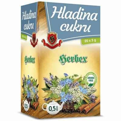 Herbex čaj Hladina cukru 20x3g (60g)