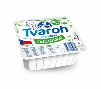 Tvaroh odtučnený jemný 250g Milko