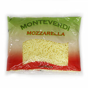 Mozzarella Monteverdi strúhaná 1kg Jäger
