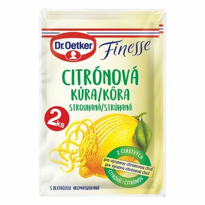 Citrónová kôra strúhaná 2x6g Dr. Oetker