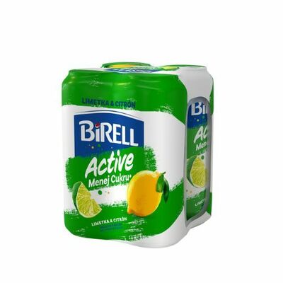 Pivo Birell Active Limetka &amp; Citrón 4x500ml *ZO