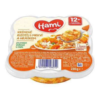 Hami Tanierik rizoto s mrkvou a hráškom 230g