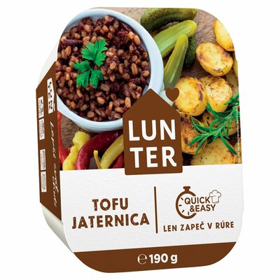 Quick&amp;Easy tofu Jaternica 190g Lunter