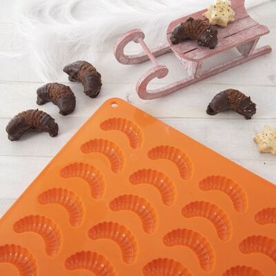 Orion Forma na pečenie 30x Rožky silikón