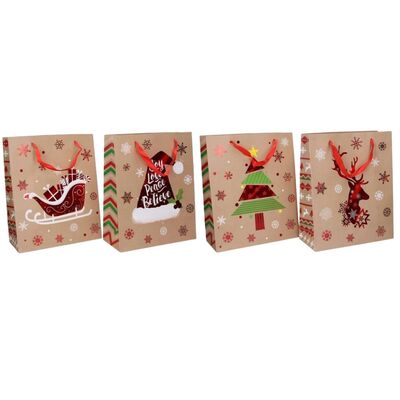 Darčeková taška Vianočná 32x26x10cm