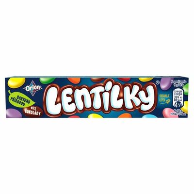 Lentilky Dražé z mliečnej čokolády 28g Orion