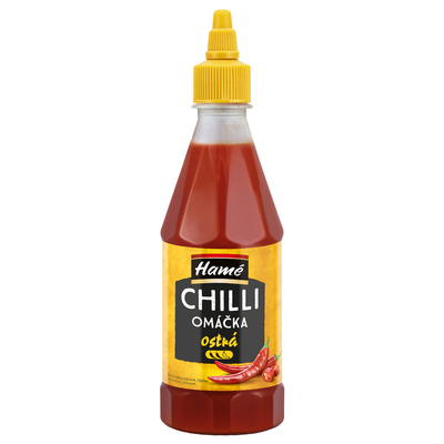 Chilli omáčka ostrá 430 ml Hamé