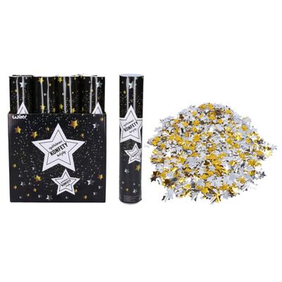 Konfety Párty vystreľovacie Hviezdy 28cm