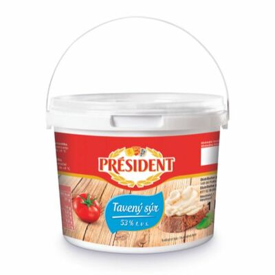 Syr tavený vedierko 1kg President