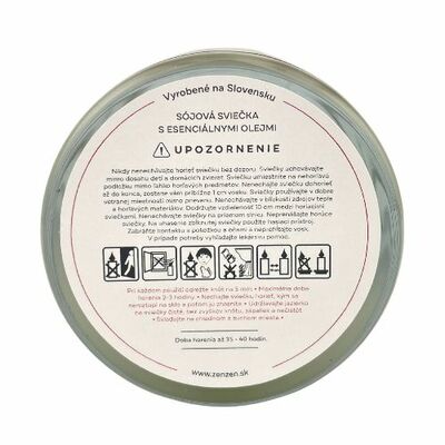 Zenzen sójová sviečka Citrónová tráva