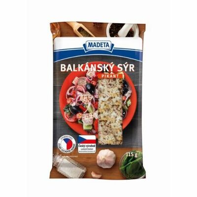Syr Balkánsky pikant 115g Madeta