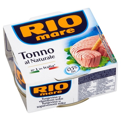 Rio Mare Tuniak vo vlastnej šťave 160 g