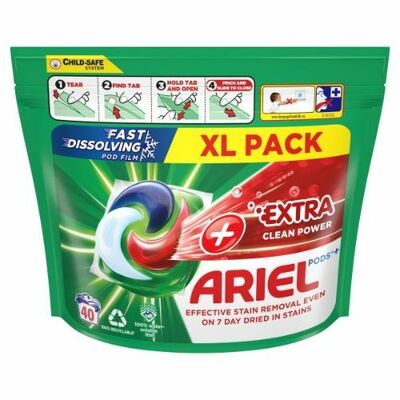 Ariel All in 1 Pods Extra Clean kapsule 40PD