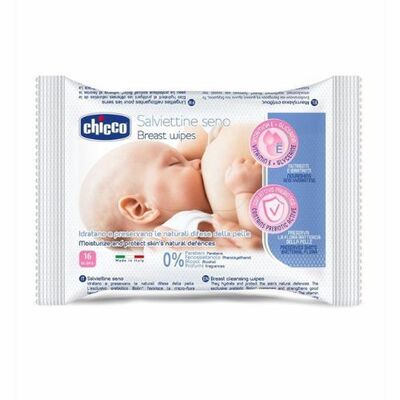Chicco Čistiace obrúsky na prsia 16ks
