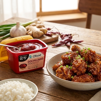 Pasta Chili z hnedej ryže Gochujang 500g O’Food