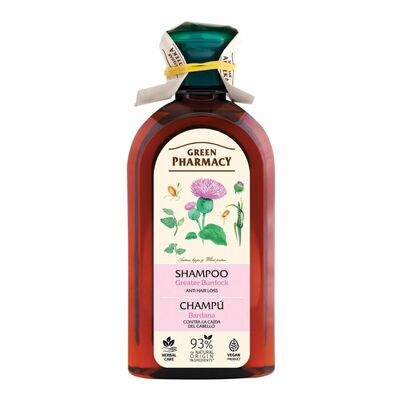 Green Pharmacy Lopúch&amp;pšeničné proteíny šampón 350ml 