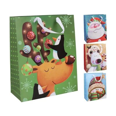 Darčeková taška Vianočná 23x18x10cm