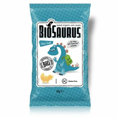 Chrumky pre deti kukuričné slané 50g Biosaurus
