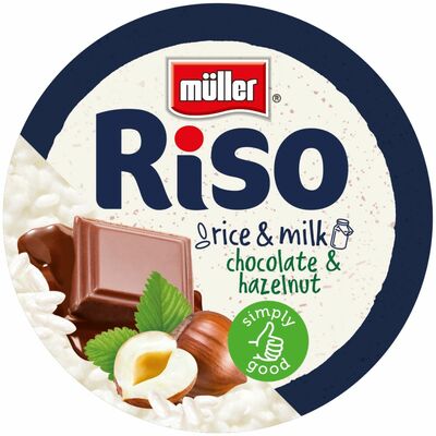 Mliečna ryža čokoláda lieskový oriešok 200g Riso