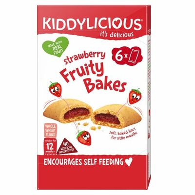 Kiddylicious koláčiky jablkovo-jahodové 6x22g