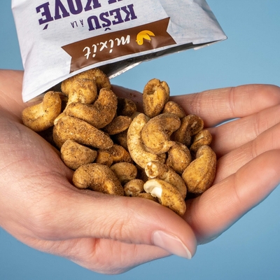 Kešu a la vanilkové rožky do vrecka 60g Mixit