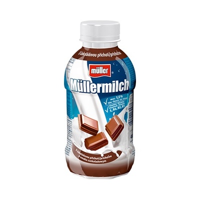 Müllermilch Mliečny nápoj s čokoládovou príchuťou 400g