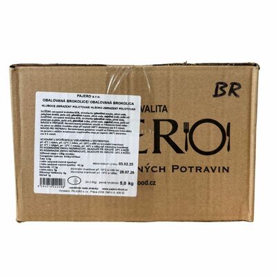 Mrazená Brokolica obalovaná 5kg Pajero