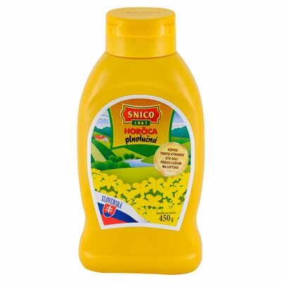 Horčica plnotučná 450g Snico