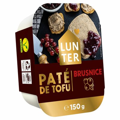 Paté de tofu brusnice 150g Lunter VÝPREDAJ
