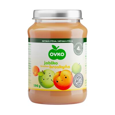 Detská výživa broskyňová OVKO 190g