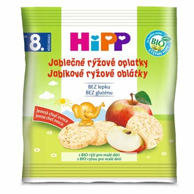 HiPP BIO Jablkové ryžové oblátky, 30g