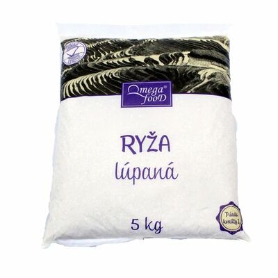 Ryža Guľatozrnná lúpaná 5kg Omega
