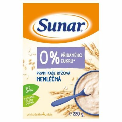Sunar nemliečna kaša prvá ryžová 220g