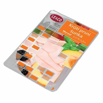 Šunka Morčacia prsná 85% nárez 100g LE&amp;CO