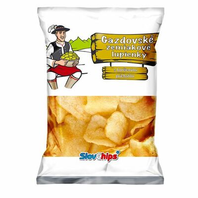 Gazdovské zemiak. lupienky horčica SlovChips 75 g