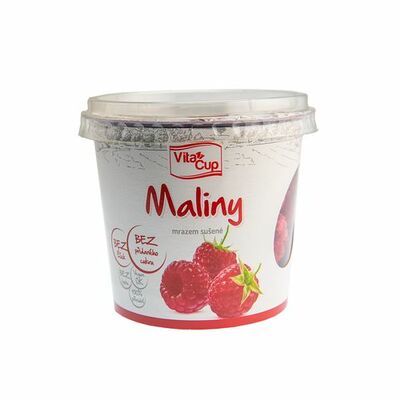 Lyofilizované maliny celé 30g VitaCup