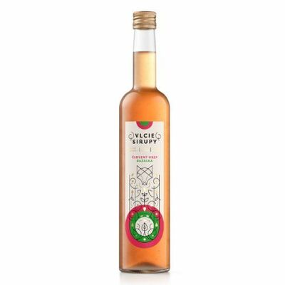 Sirup Grep &amp; Bazalka 1l Vlčie sirupy