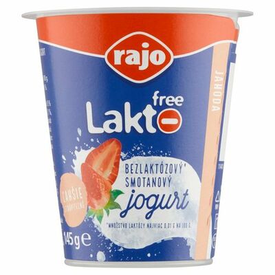 Jogurt Lakto Free jahoda 145g Rajo