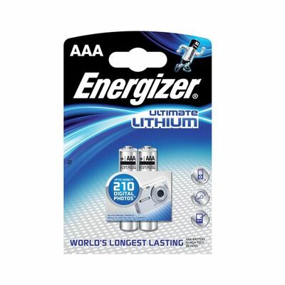 Batérie AAA Ultimate Li 2ks Energizer