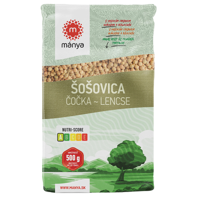 Šošovica 500g Mánya